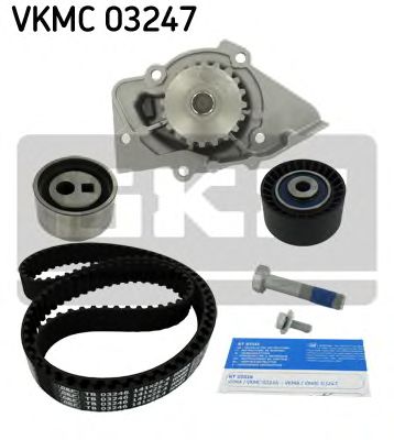 VKMC 03247 SKF - Насос охолоджуючої рідини + комплект зубчатого ремня1